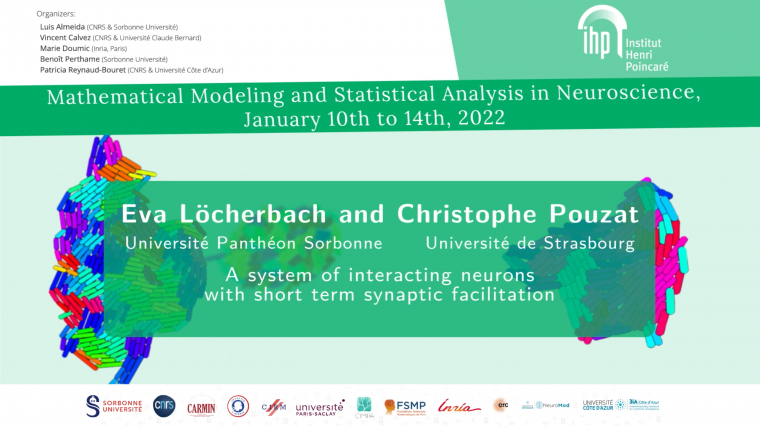 System of interacting neurons with short term synaptic facilitation