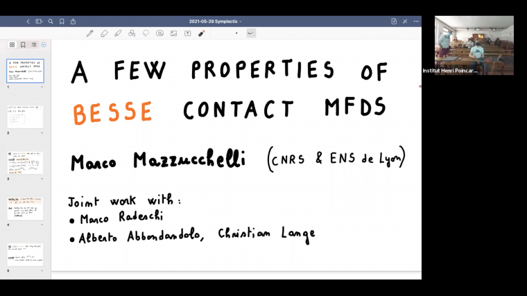 A few properties of Besse contact manifolds.