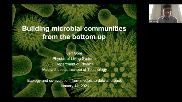 Building microbial communities from the bottom up