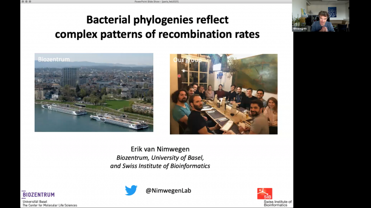 Bacterial phylogenies reflect complex patterns of recombination rates