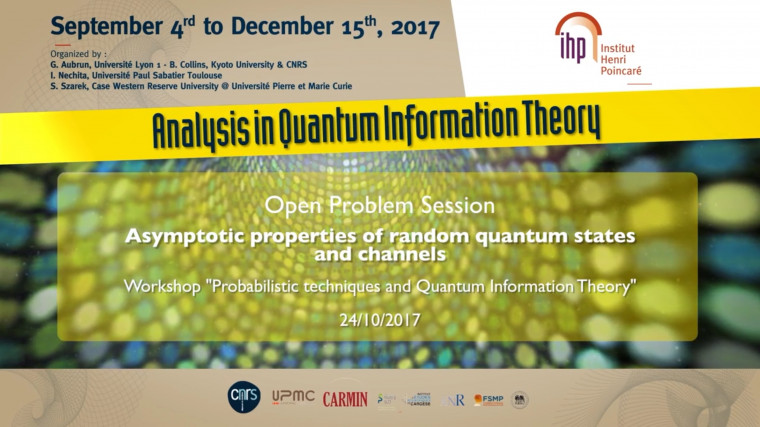 Open problem session