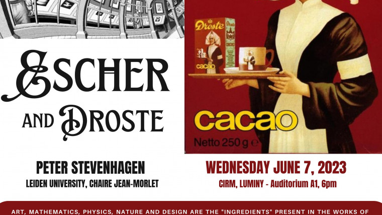 Escher and Droste in Luminy