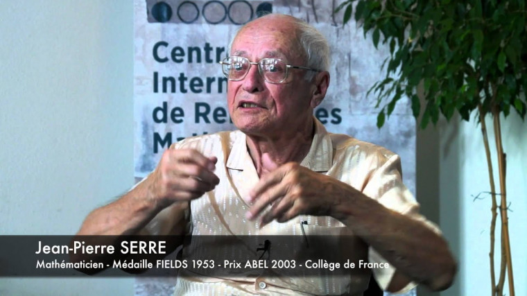 Interview au CIRM : Jean-Pierre Serre avec Jean-Louis Colliot-Thélène