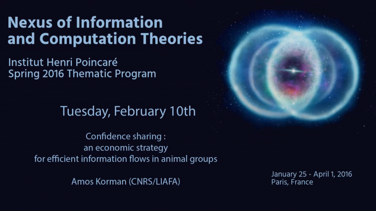 Confidence sharing: an economic strategy for efficient information flows in animal groups