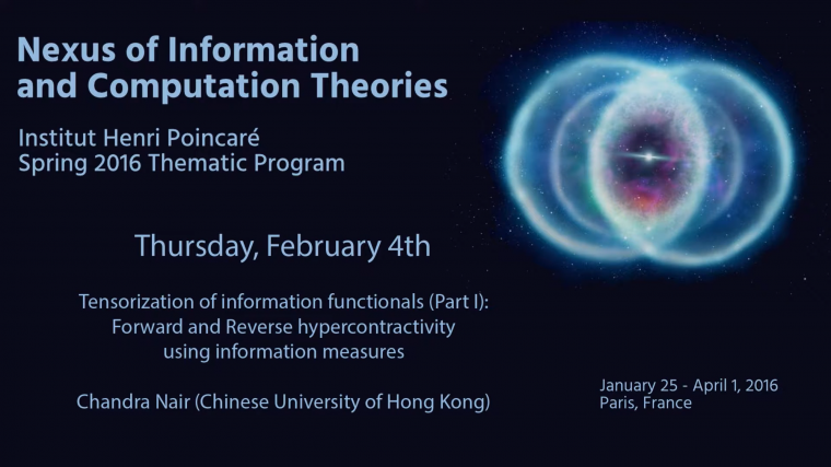 Tensorization of information functionals (1/2) Forward and Reverse hypercontractivity using information measures