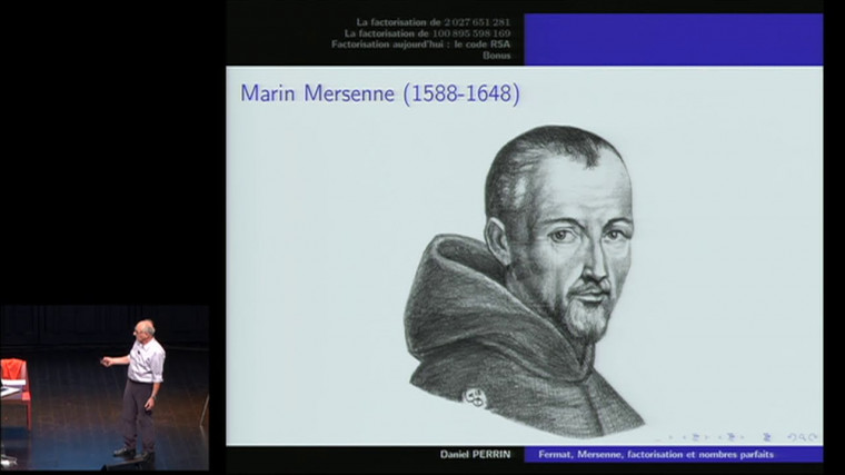 Fermat, Mersenne, factorisation et nombres parfaits