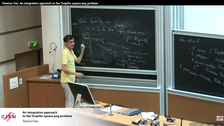 An integration approach to the Toeplitz square peg problem