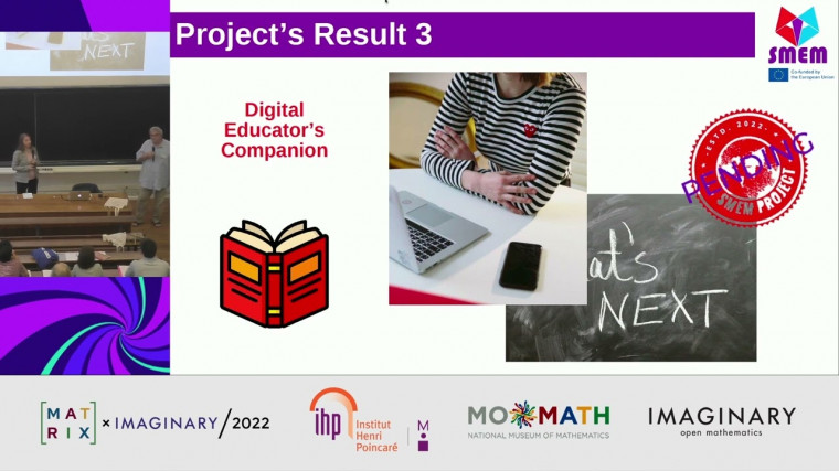 Day 2 - 1/4 - New ideas and tools for math outreach and education