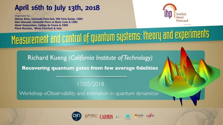 Recovering quantum gates from few average fidelities