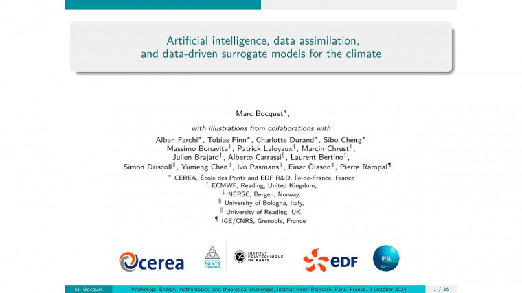 Artificial intelligence, data assimilation, and data-driven surrogate models for the climate