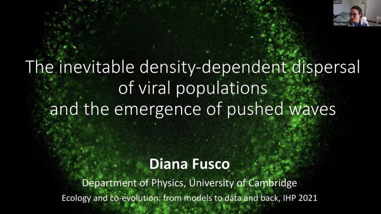 The inevitable density-dependent dispersal of viral populations an the emergence of pushed waves - Part 1