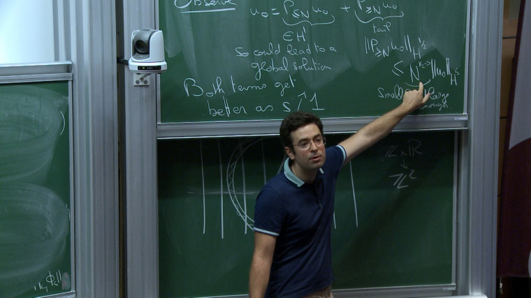 2/3 Asymptotic behavior for the cubic nonlinear Schrodinger equation on product spaces