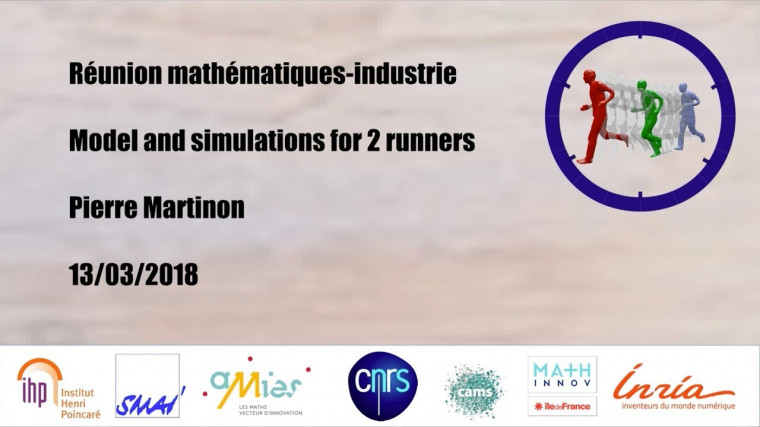 Model and simulations for 2 runners