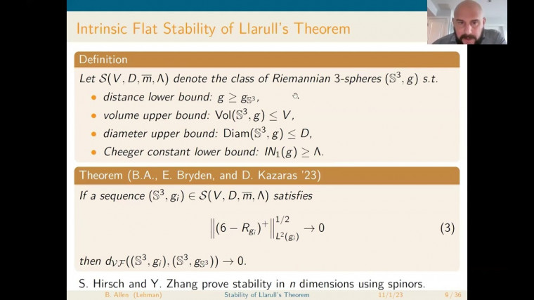 Intrinsic flat stability of Llarull’s theorem in dimension three