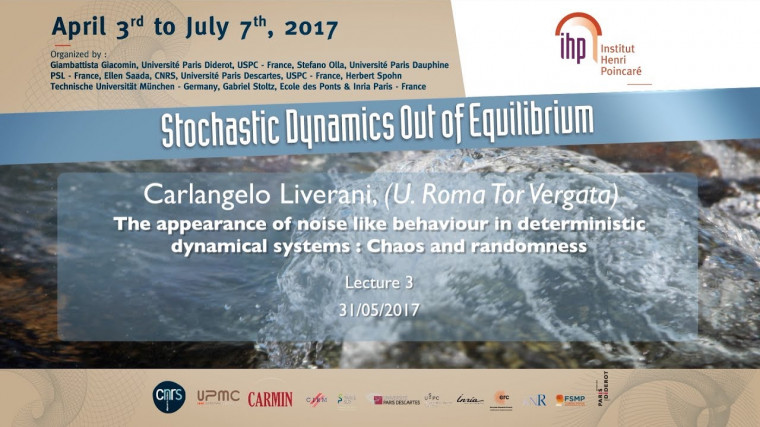 The appearance of noise like behaviour in deterministic dynamical systems 3/3