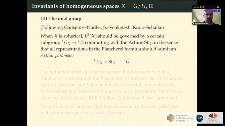 Characters for homogeneous spaces