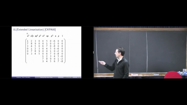 Solving Non-linear Equations with Linear Algebra (4/4)