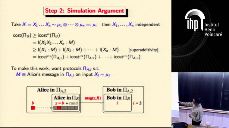 Communication Complexity with a more-than usal emphasis on Upper Bounds. Part 2 : The Information Complexity Paradigm