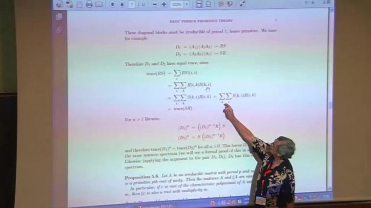 Nonnegative matrices : Perron Frobenius theory and related algebra (Part 1)