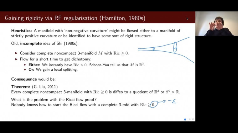 Regularising manifolds using Ricci flow