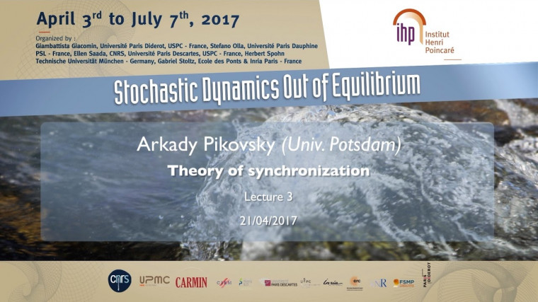 Theory of synchronization 3/3