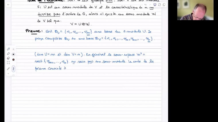 Théorie de la représentation des groupes finis (8/26)
