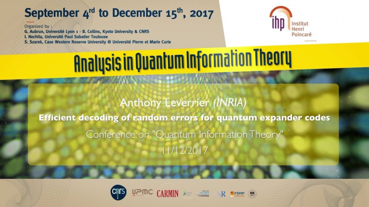 Efficient decoding of random errors for quantum expander codes
