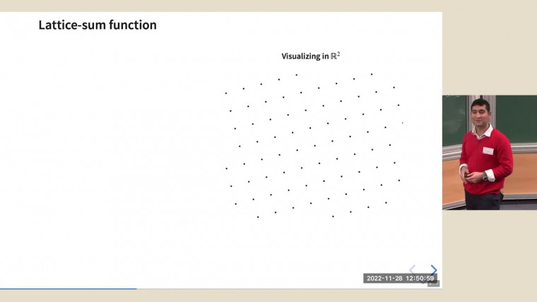 Random lattices as sphere packings