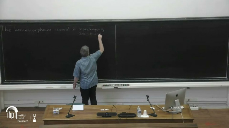 The homomorphism removal and repackaging construction