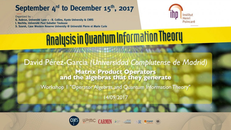 Matrix Product Operators and the algebras that they generate