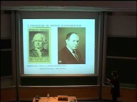 Monge, Boltzmann, Ricci et le lieu de coupure