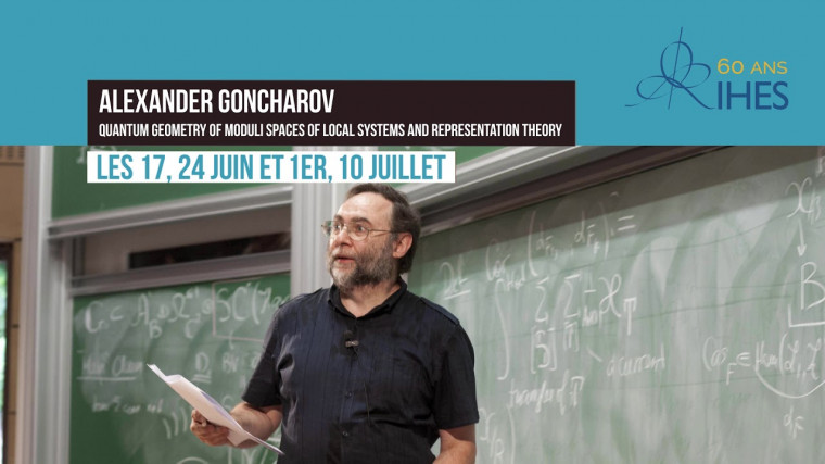 Programme des cours et conférences de l'IHES de mars 2019 à juillet 2019