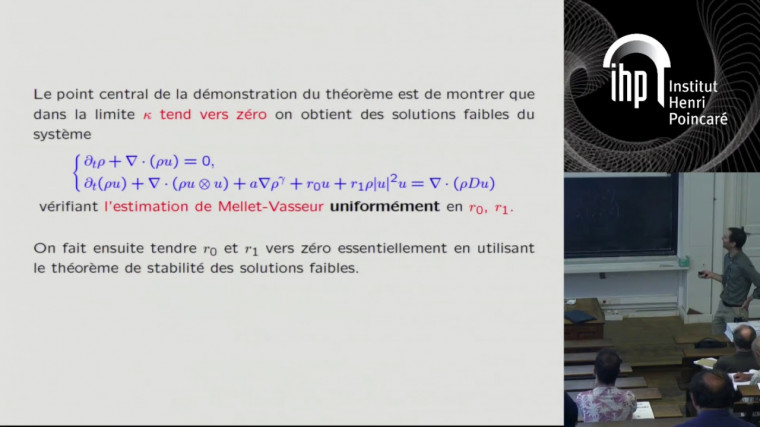 [1135] Solutions faibles de l'équation de Navier-Stokes des fluides compressibles