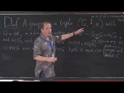 Groups and symmetries in geometry (part 1/6)