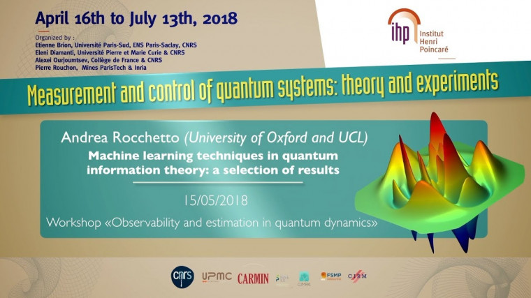 Machine learning techniques in quantum information theory: a selection of results