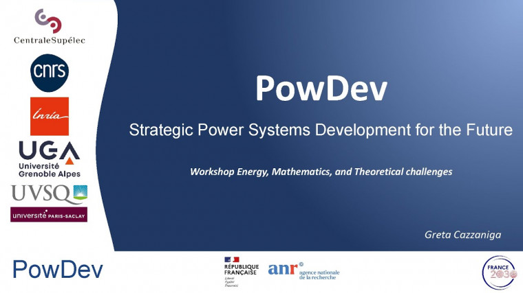 PowDev: Strategic Power Systems Development for the Future