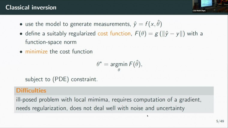 Data Assimilation for Environmental Problems (4/4)