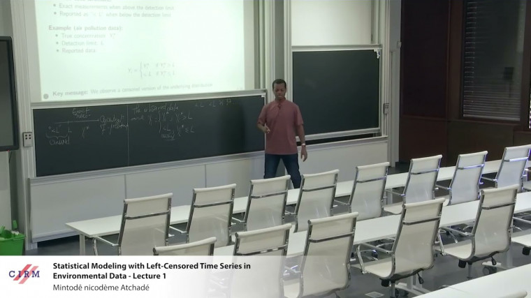 Statistical Modeling with Left-Censored Time Series in Environmental Data  (1/4)
