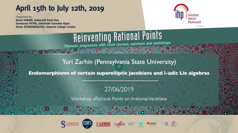 Endomorphisms of certain superelliptic jacobians and l-adic Lie algebras