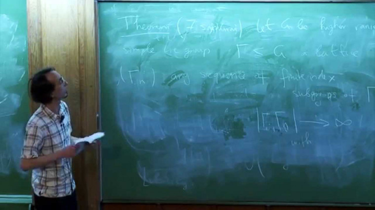 Right angled cocompact lattices in higher rank simple Lie groups.