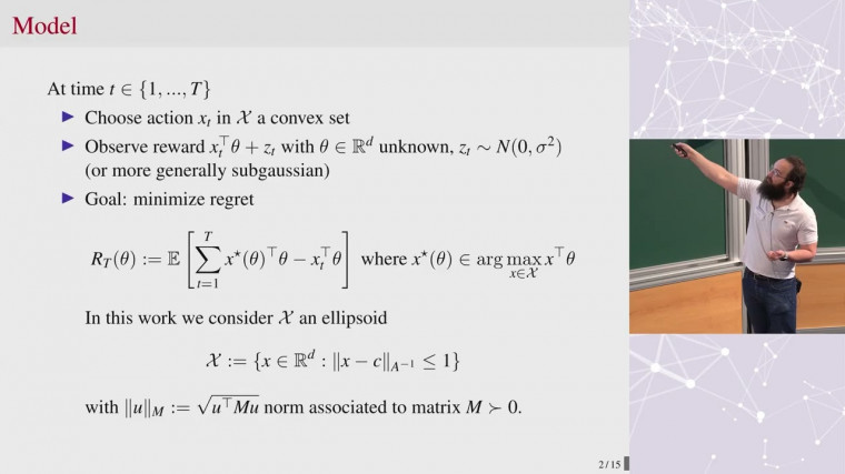 Linear Bandits on Ellipsoids: Minimax Optimal Algorithms
