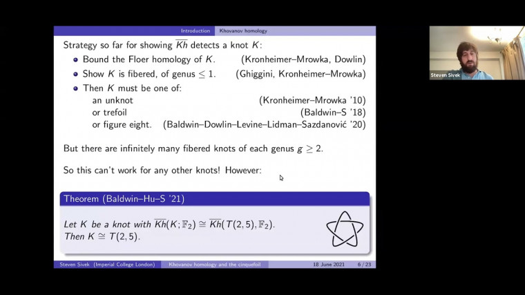 Khovanov homology and the cinquefoil