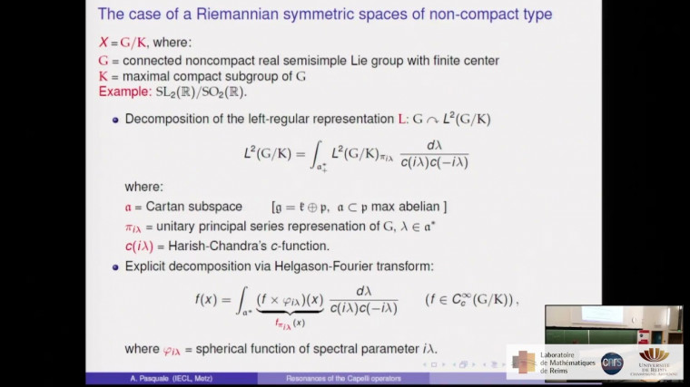 The resonances of the Capelli operators for the smallest split orthosymplectic dual pairs