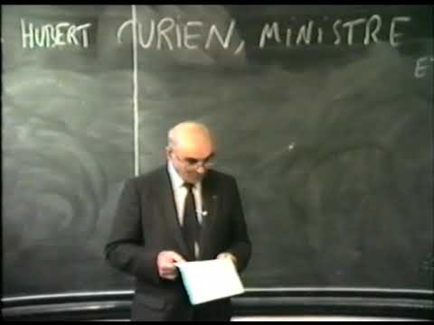 allocution du Ministre H. Curien