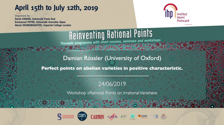 Perfect points on abelian varieties in positive characteristic