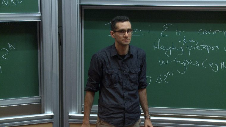 Class forcing and topos theory