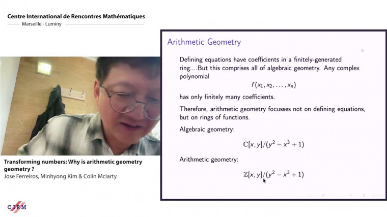 Transforming numbers – Why is arithmetic geometry geometry?