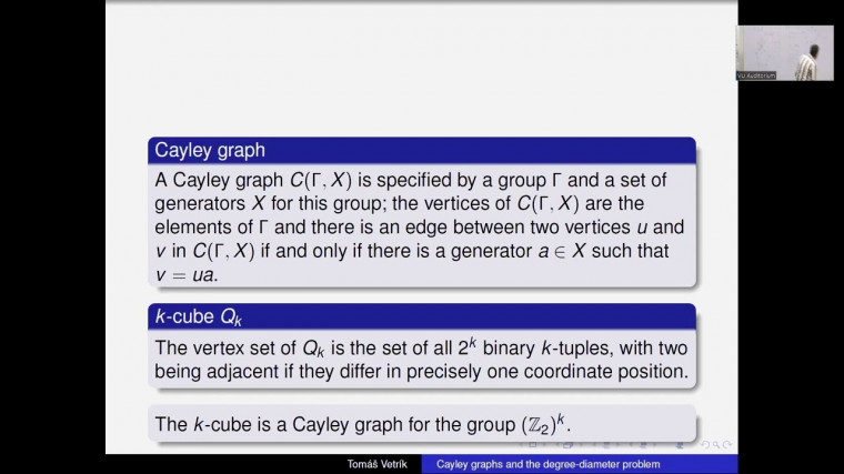 Cayley graphs and the degree-diameter problem (2/4)