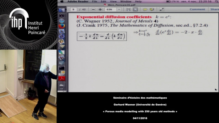 Porous media modelling with 250 years old methods