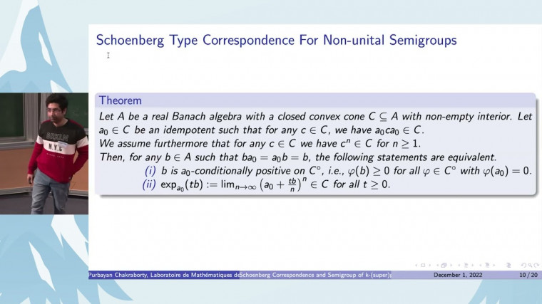 Schoenberg Correspondence and Semigroup of k-(super)positive Operators